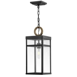 Vintage Suspended Pane Outdoor Pendant