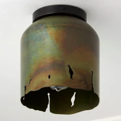Vintage Verdigris Ceiling Light
