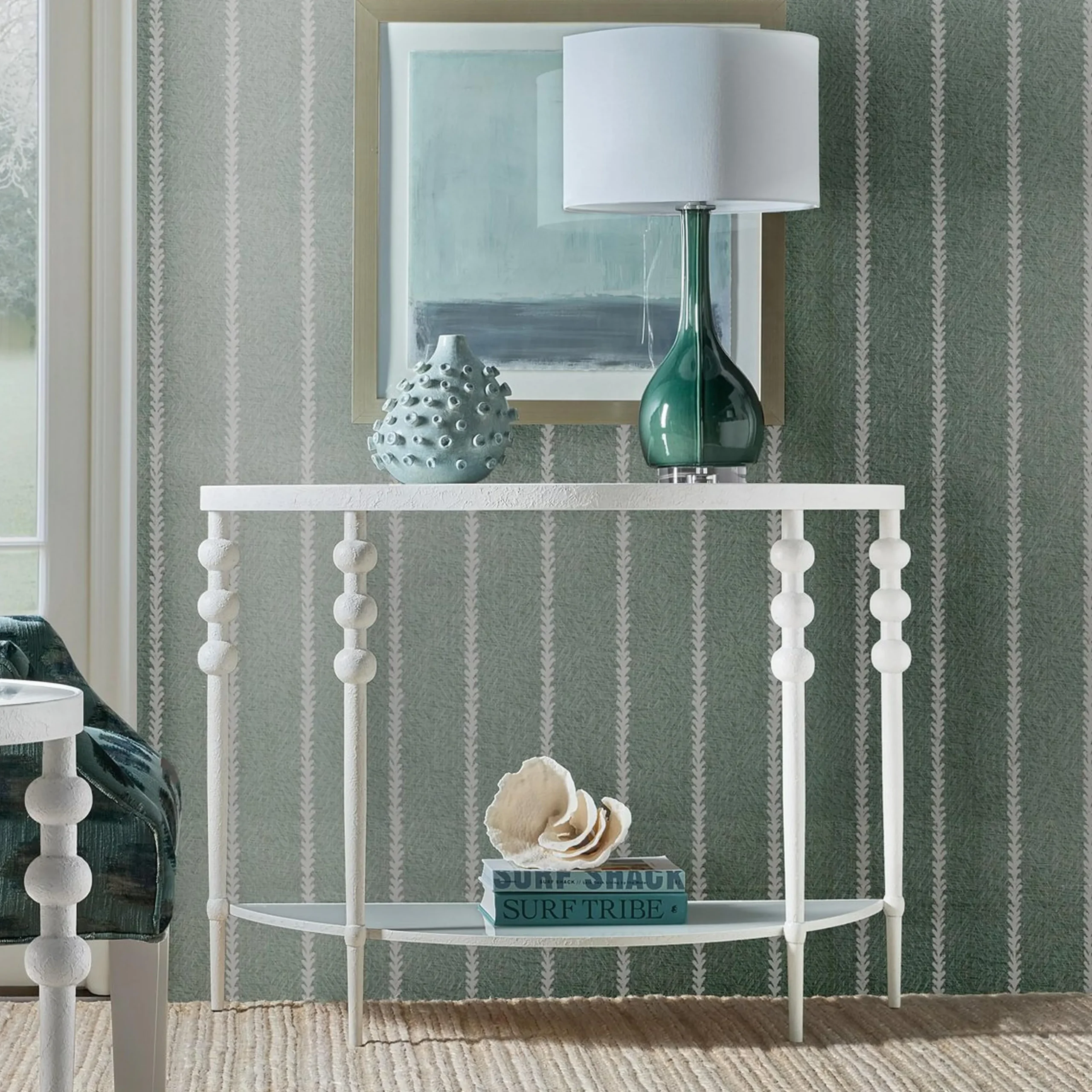 Vogelsong Half Moon Console Table