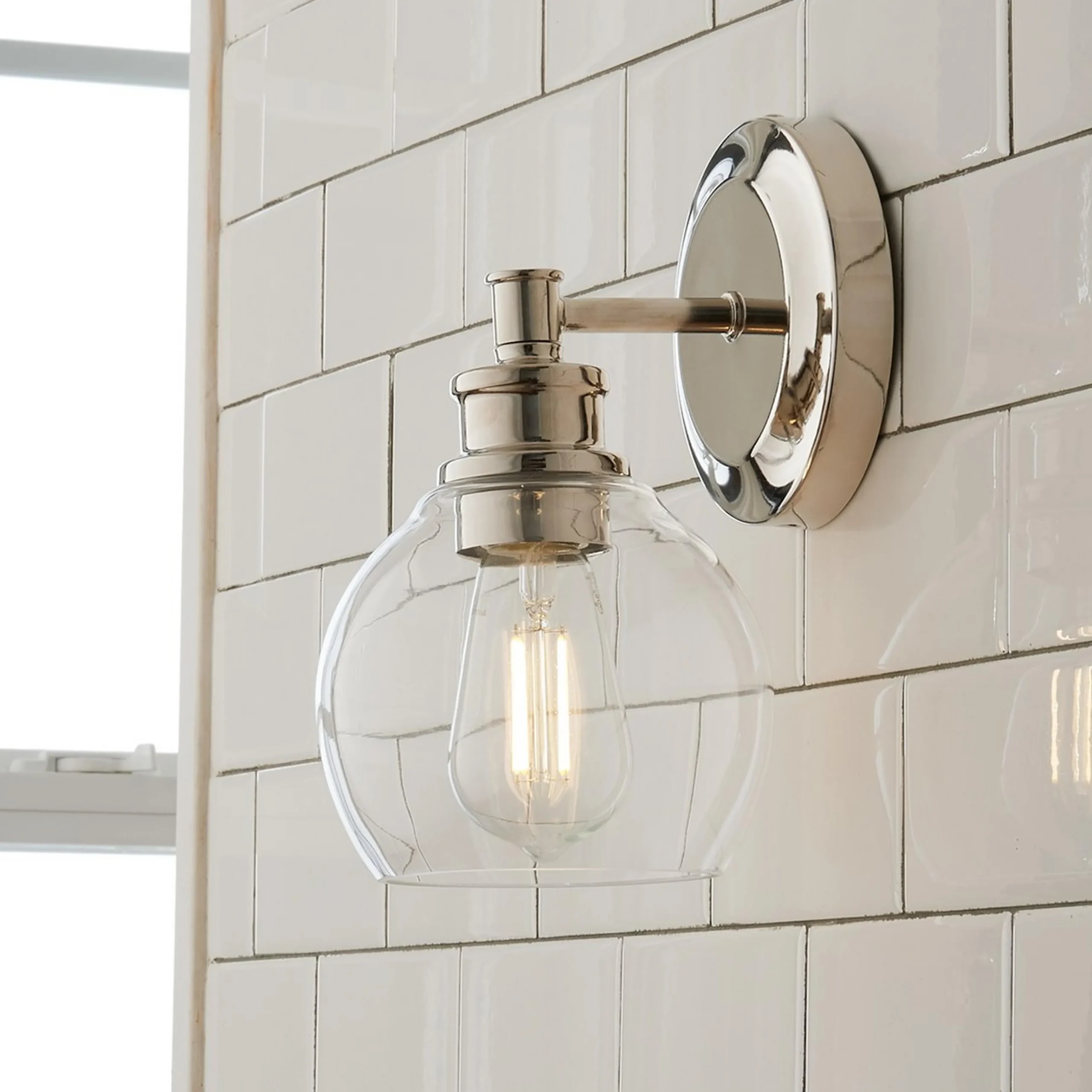 Volta Glass Bath Sconce