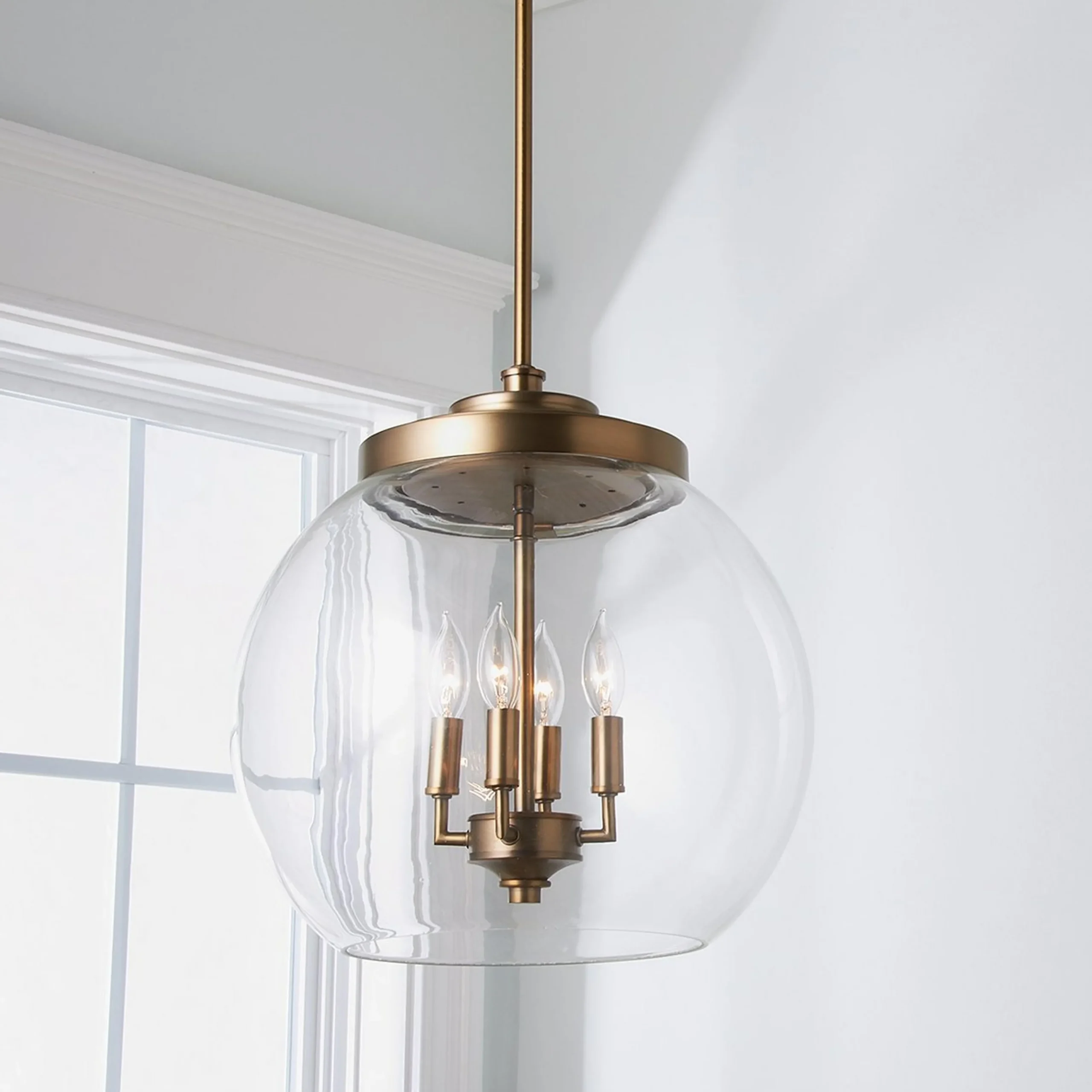 Volta Glass Pendant - 4 Light