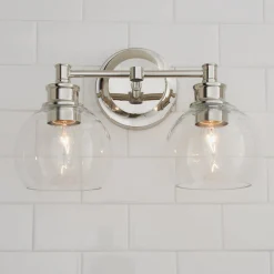 Volta Glass Vanity Light - 2 Light