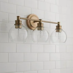 Volta Glass Vanity Light - 3 Light
