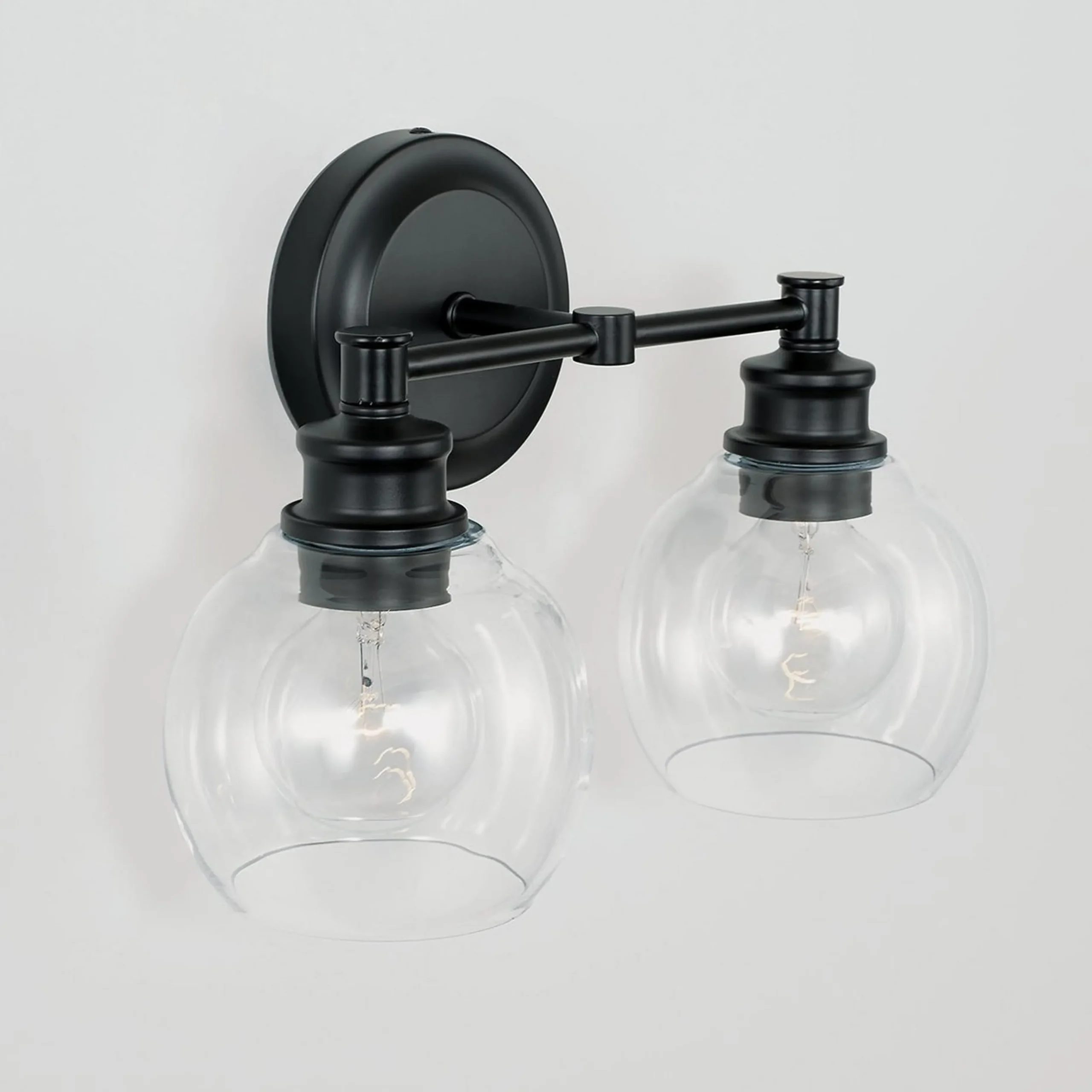 Volta Glass Vanity Light - 2 Light