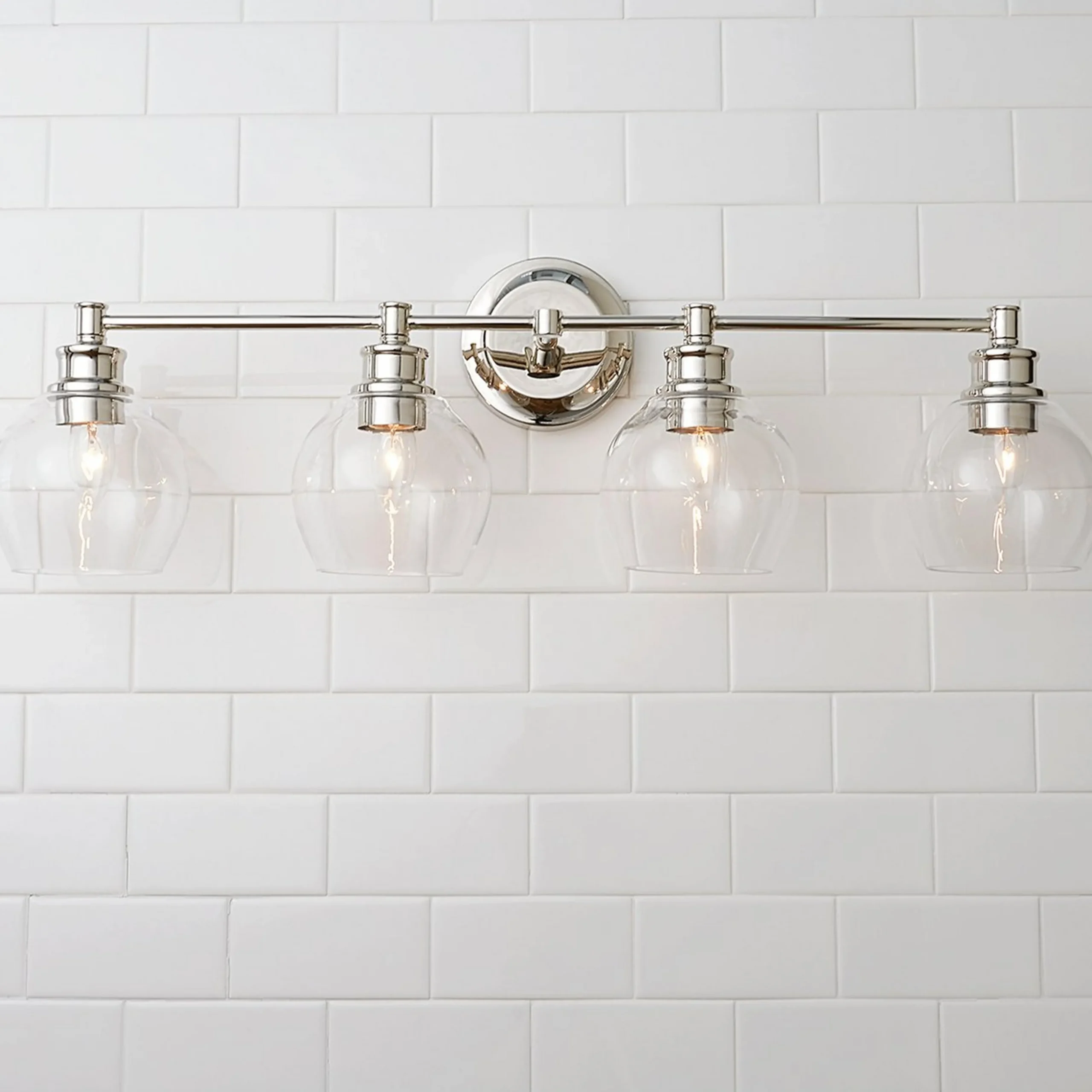 Volta Glass Vanity Light - 4 light