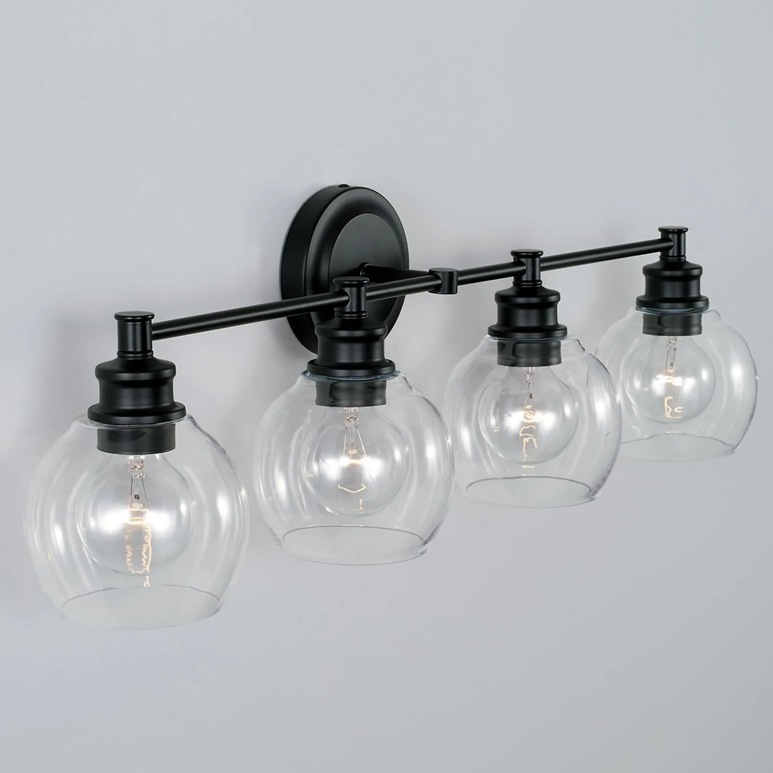 Volta Glass Vanity Light - 4 light