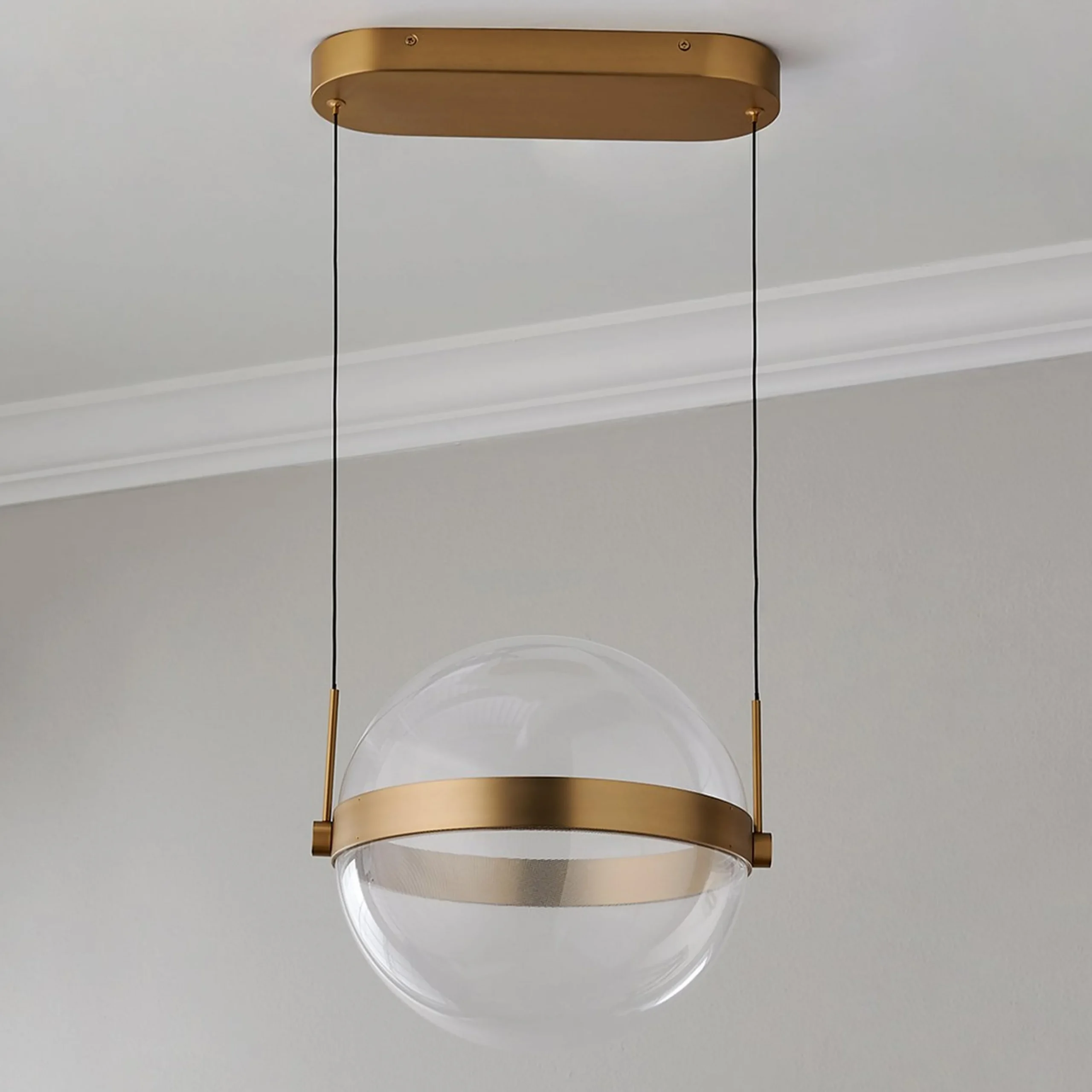 Wardell Shimmering LED Globe Pendant