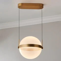 Wardell Shimmering LED Globe Pendant