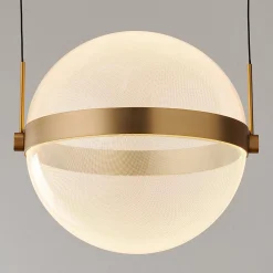 Wardell Shimmering LED Globe Pendant