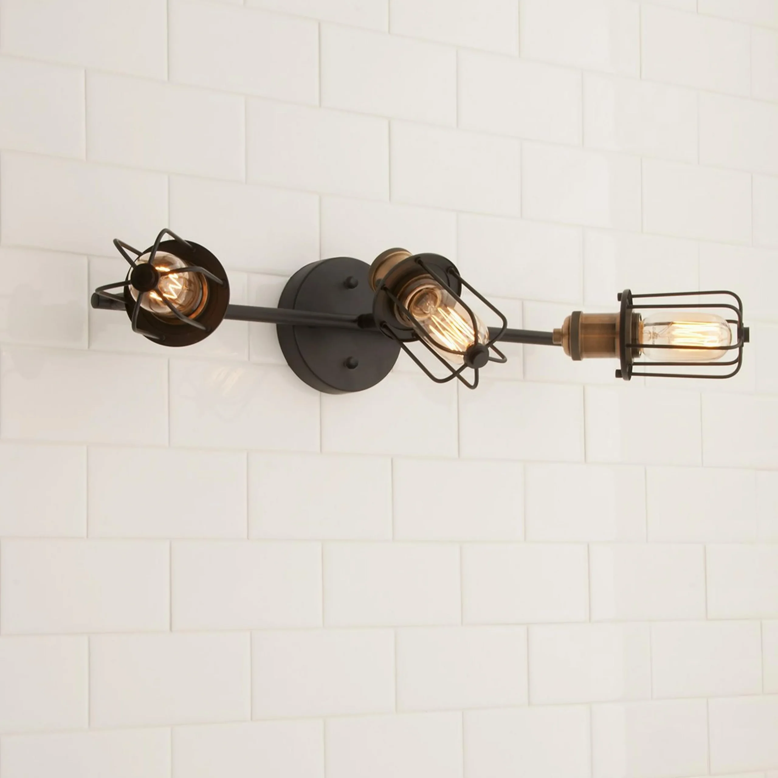 Warehouse Cage Vanity Light - 3 Light