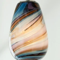 Warm Purple Wave Pendant