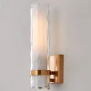 Wave Pattern Glass Sconce - Small