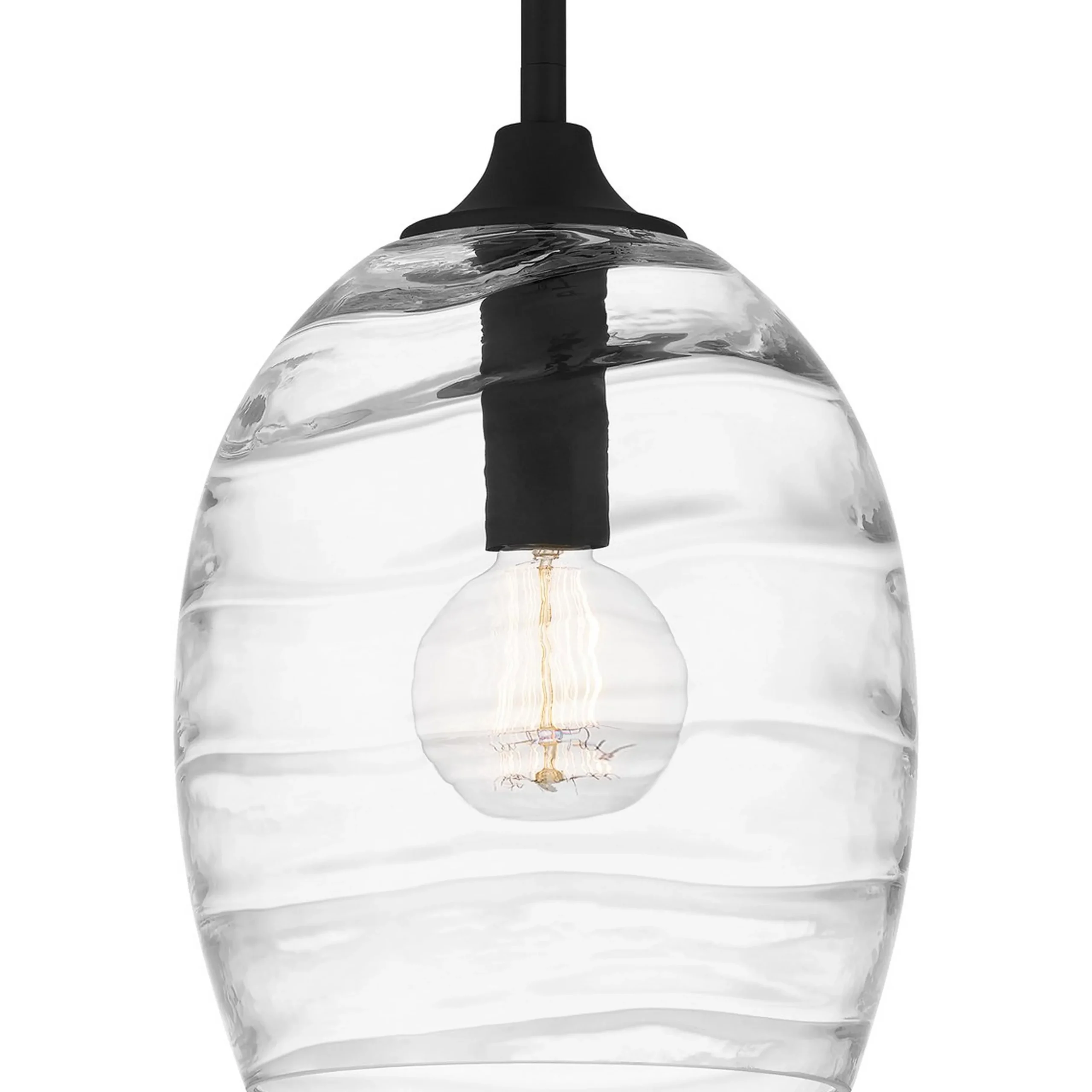 Wavy Glass Pendant