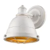 Weathered Industrial Caged Bath Sconce