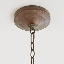 Weathered Industrial Caged Pendant - 1 Light