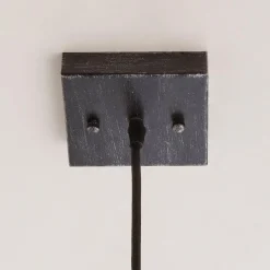 Weathered Wood Cage Pendant