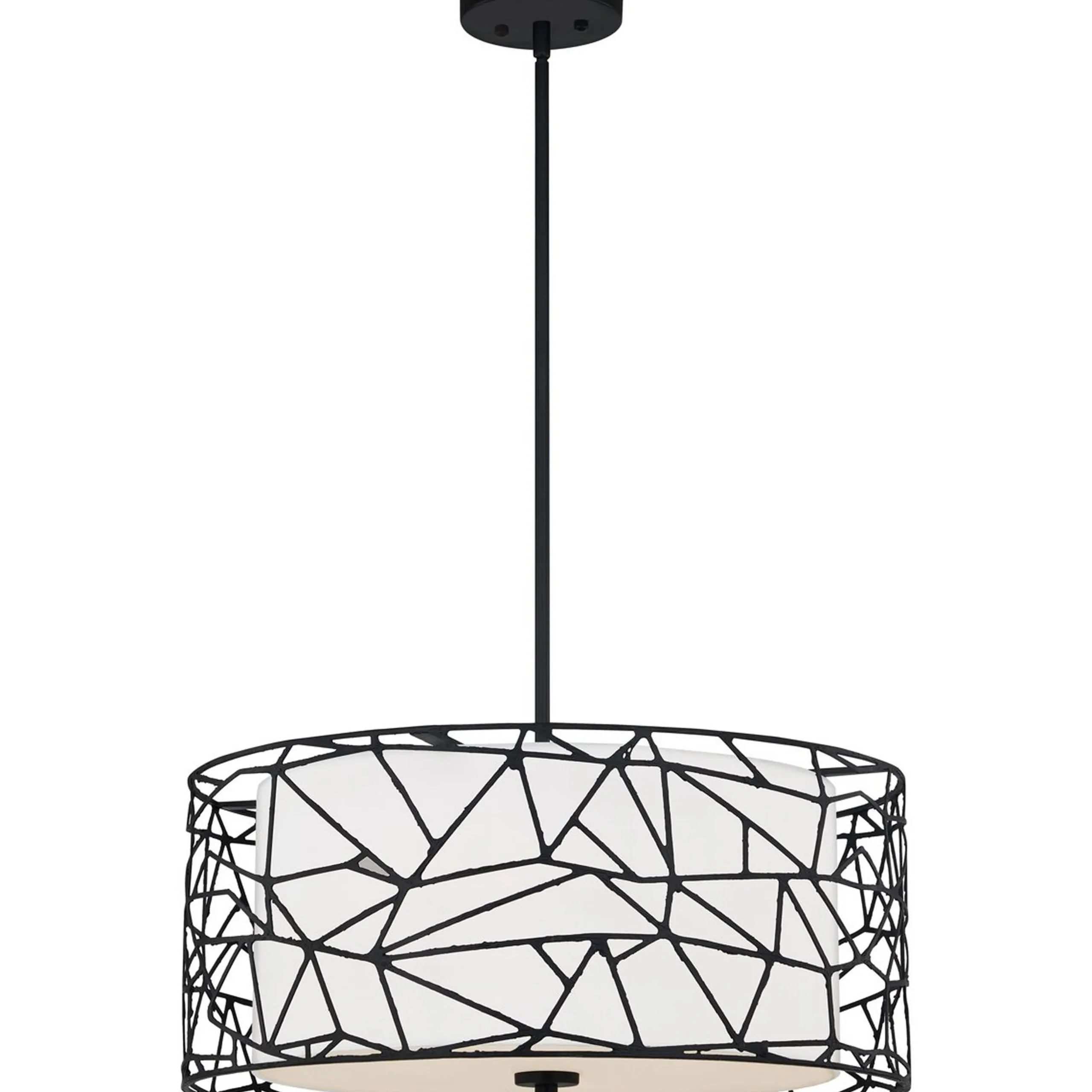 Webbed Cage Drum Pendant