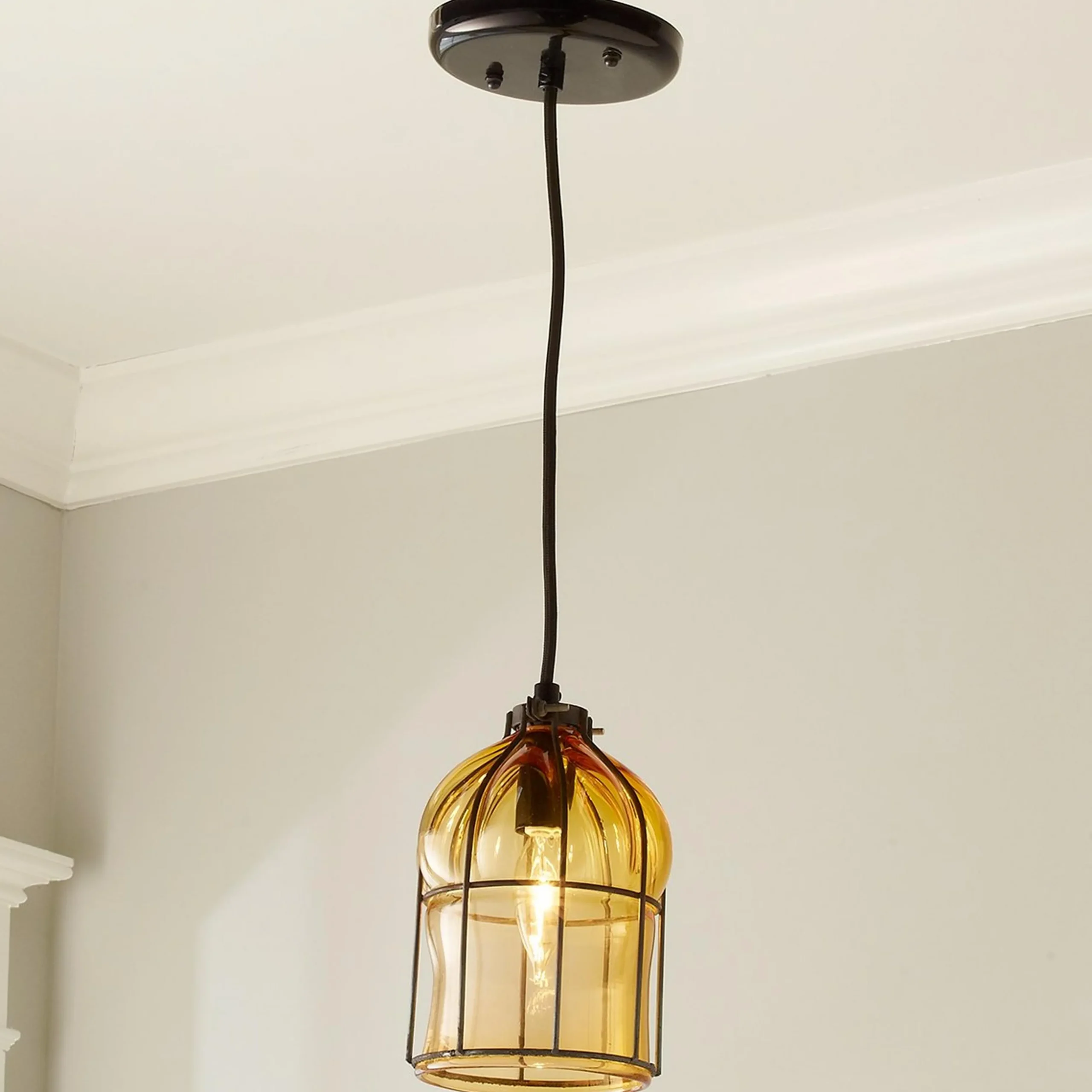 Wendy Umanoff Glass Cage Pendant
