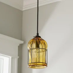 Wendy Umanoff Glass Cage Pendant