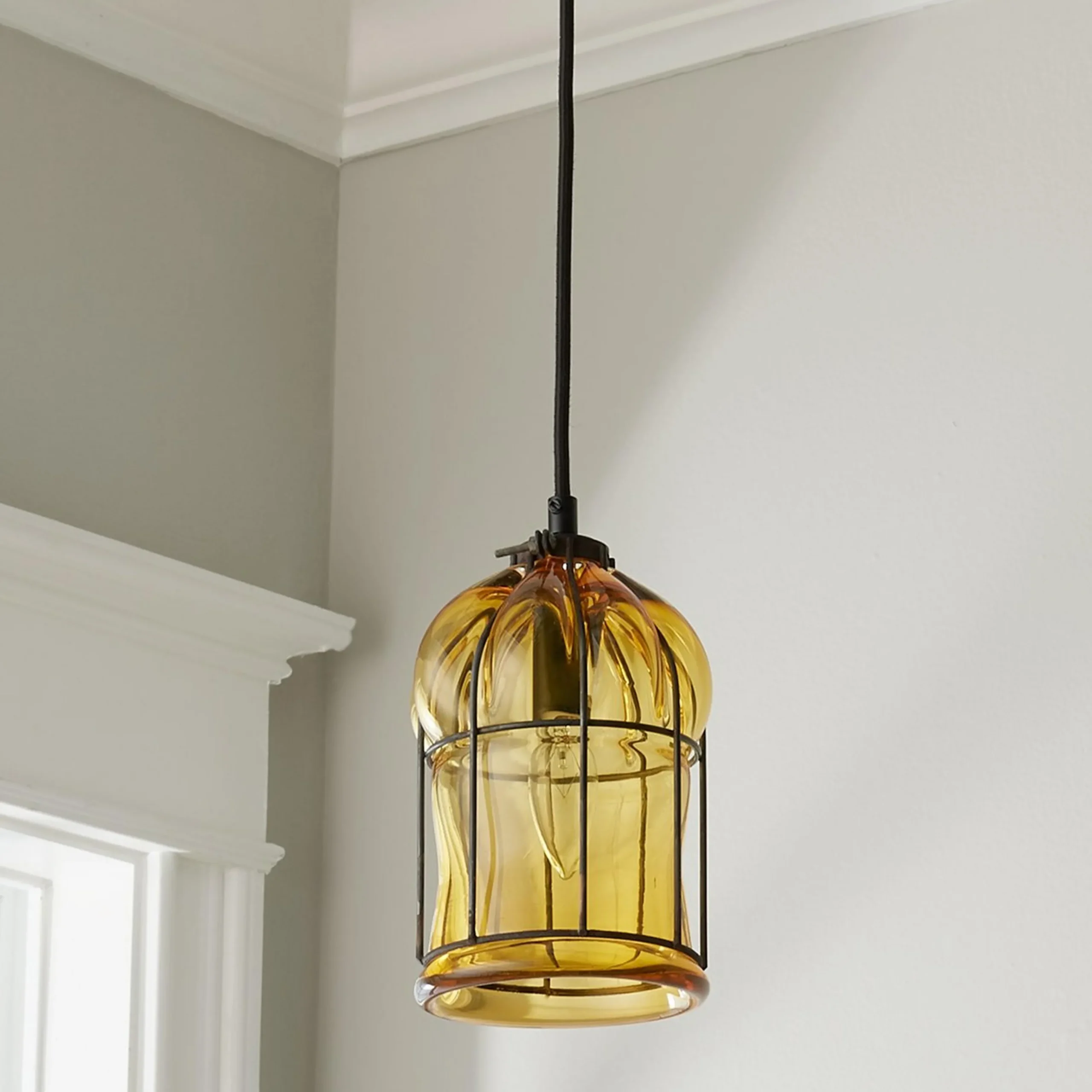 Wendy Umanoff Glass Cage Pendant