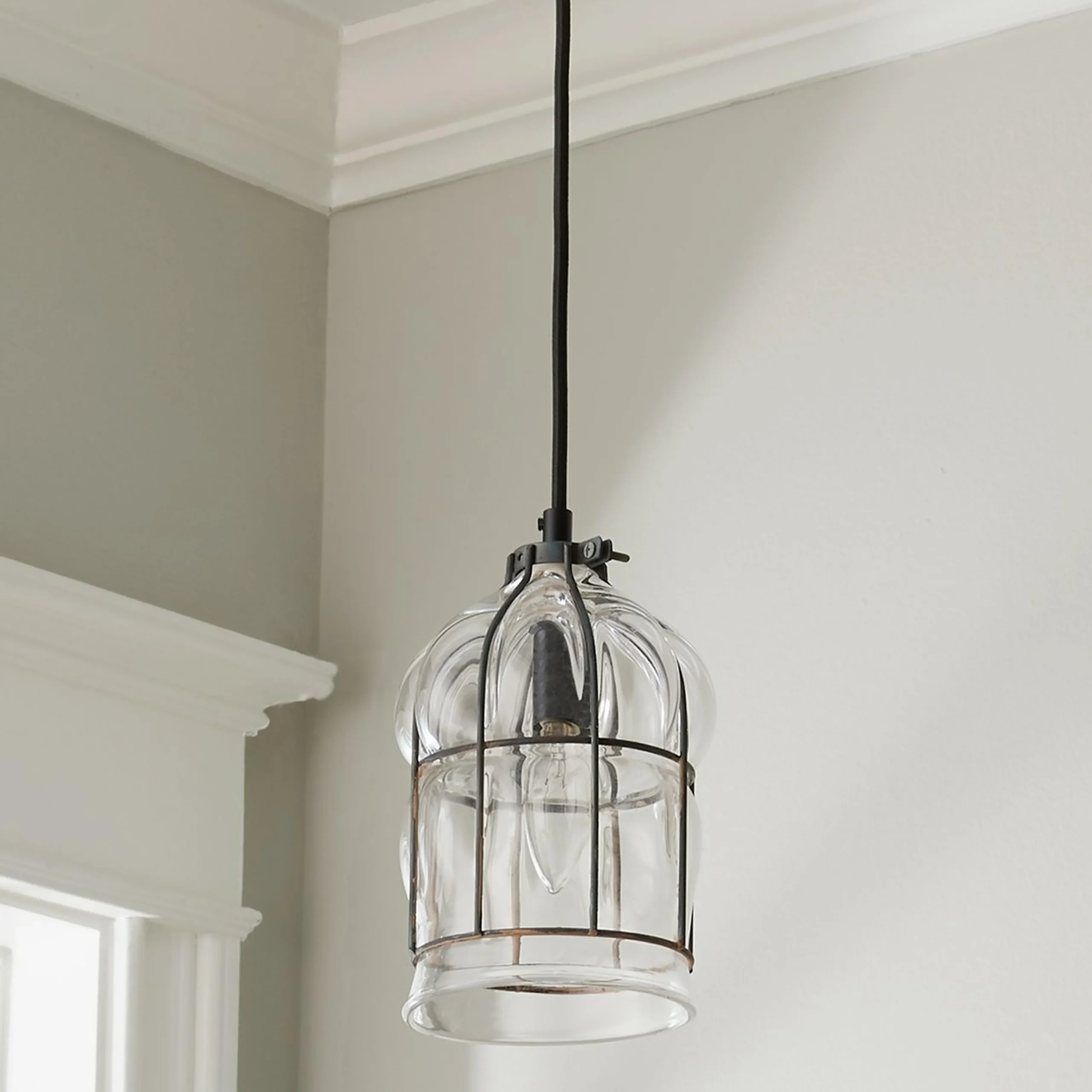 Wendy Umanoff Glass Cage Pendant