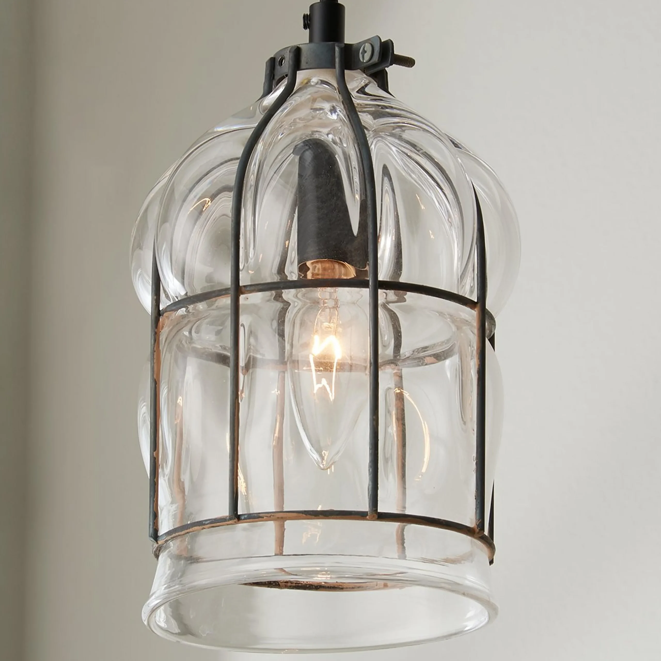 Wendy Umanoff Glass Cage Pendant