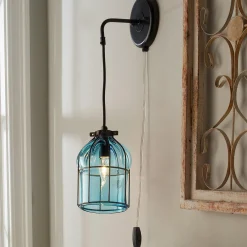 Wendy Umanoff Glass Cage Sconce