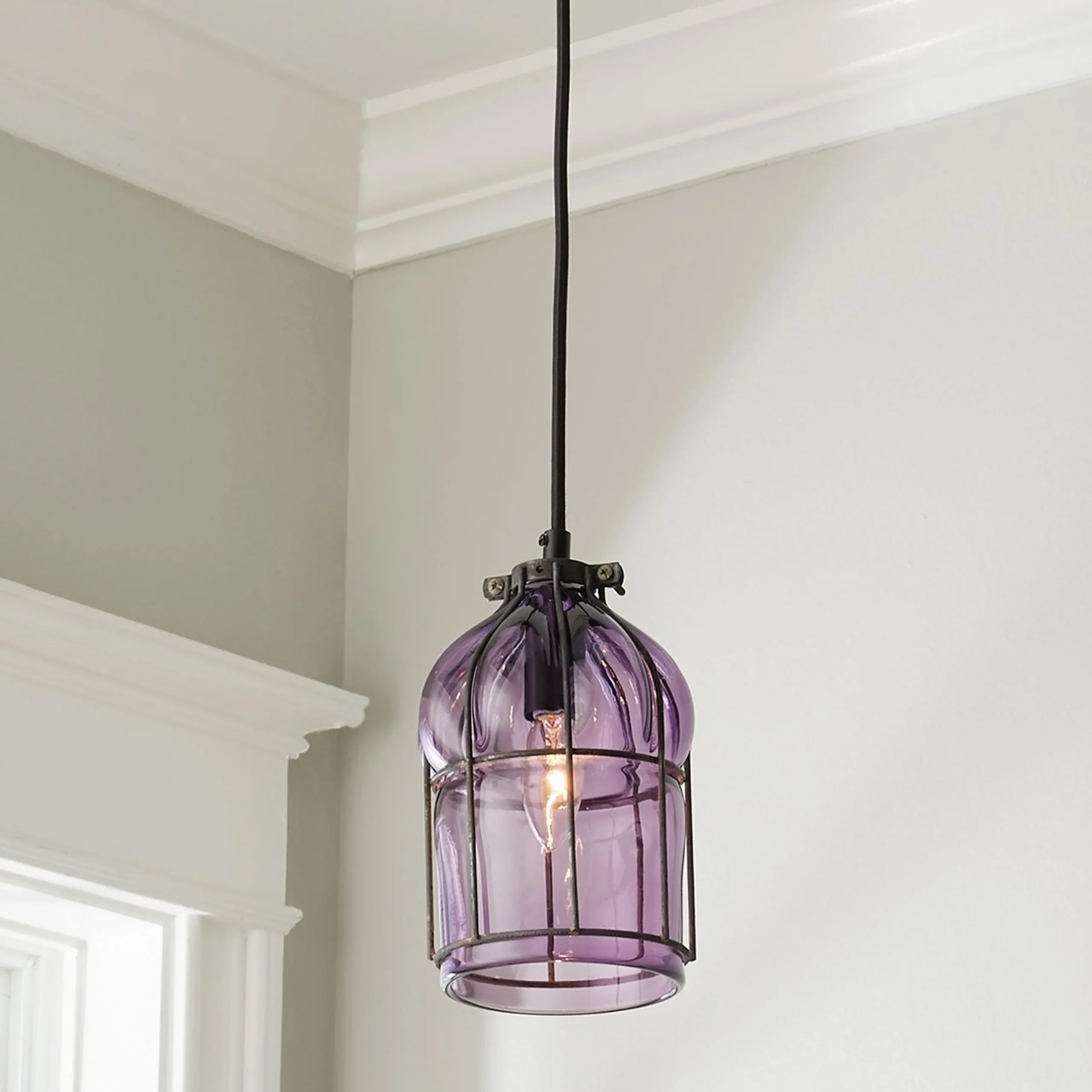 Wendy Umanoff Glass Cage Pendant