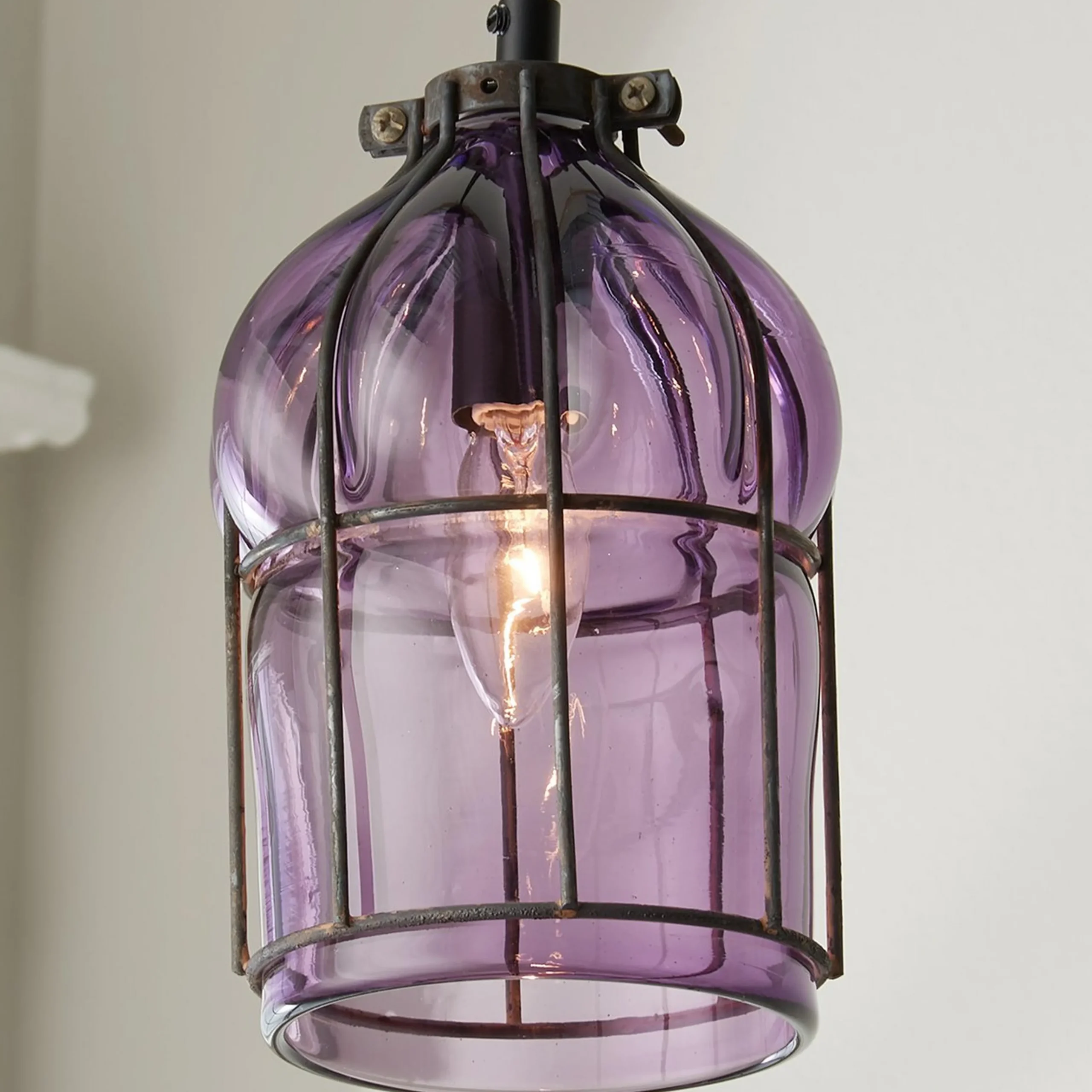 Wendy Umanoff Glass Cage Pendant