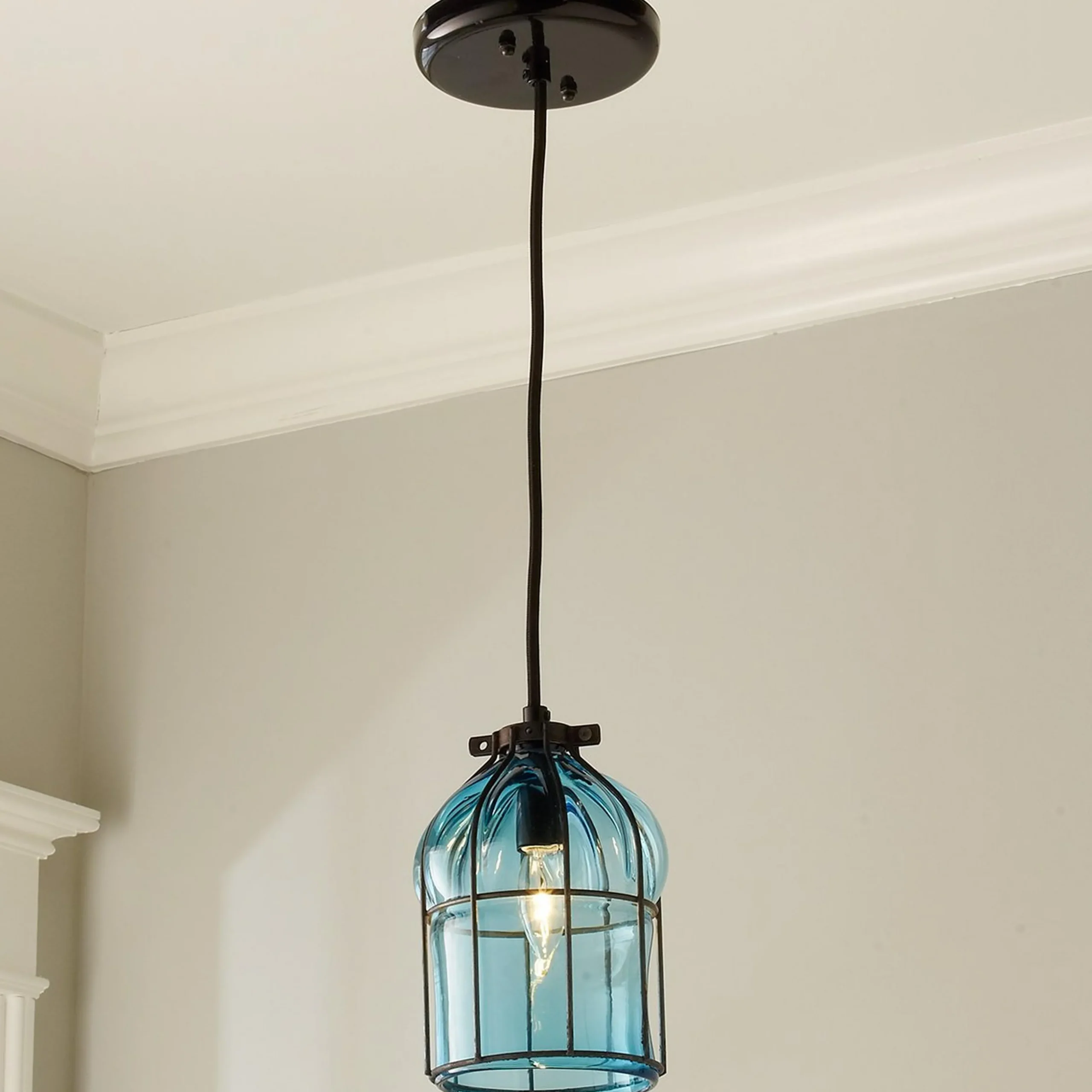Wendy Umanoff Glass Cage Pendant