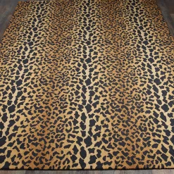 Wool Leopard Rug