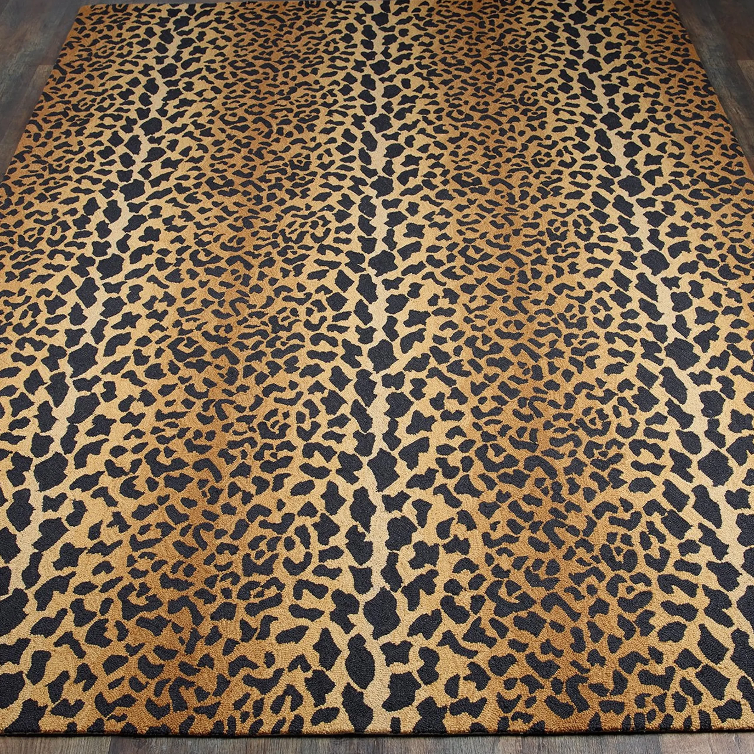 Wool Leopard Rug