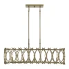 Woven Bamboo Island Chandelier