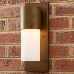 Wright Cylinder Outdoor Sconce