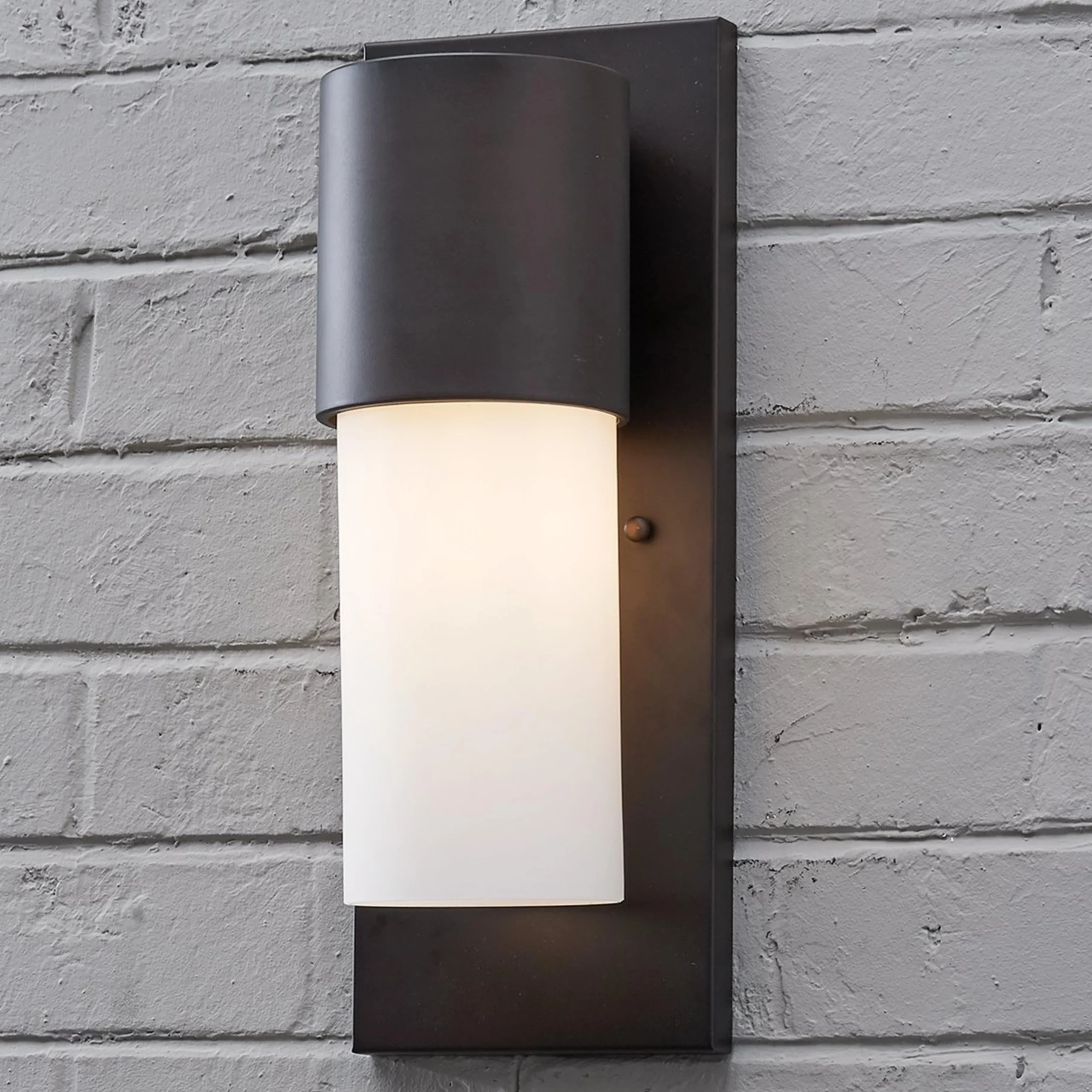 Wright Cylinder Outdoor Sconce