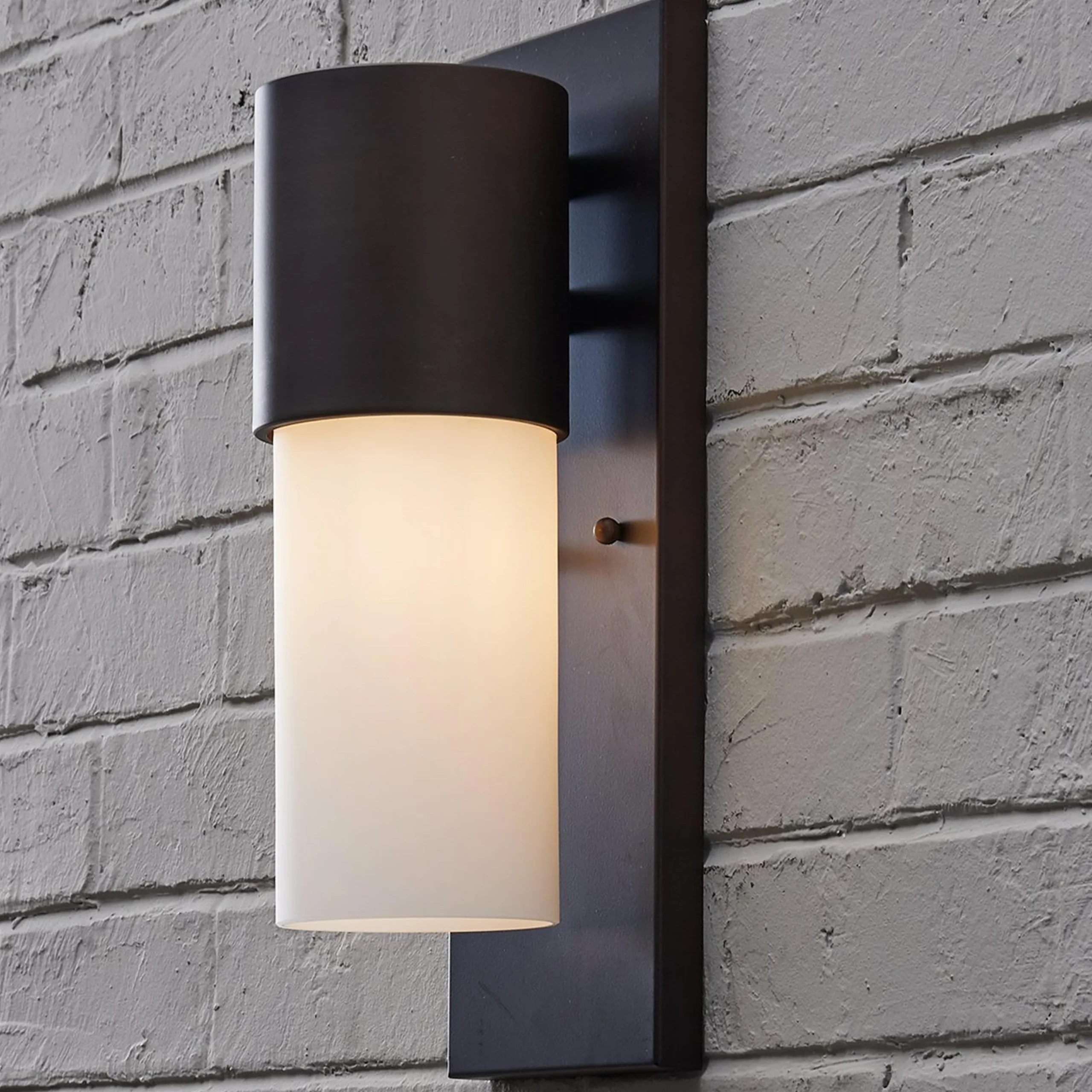 Wright Cylinder Outdoor Sconce