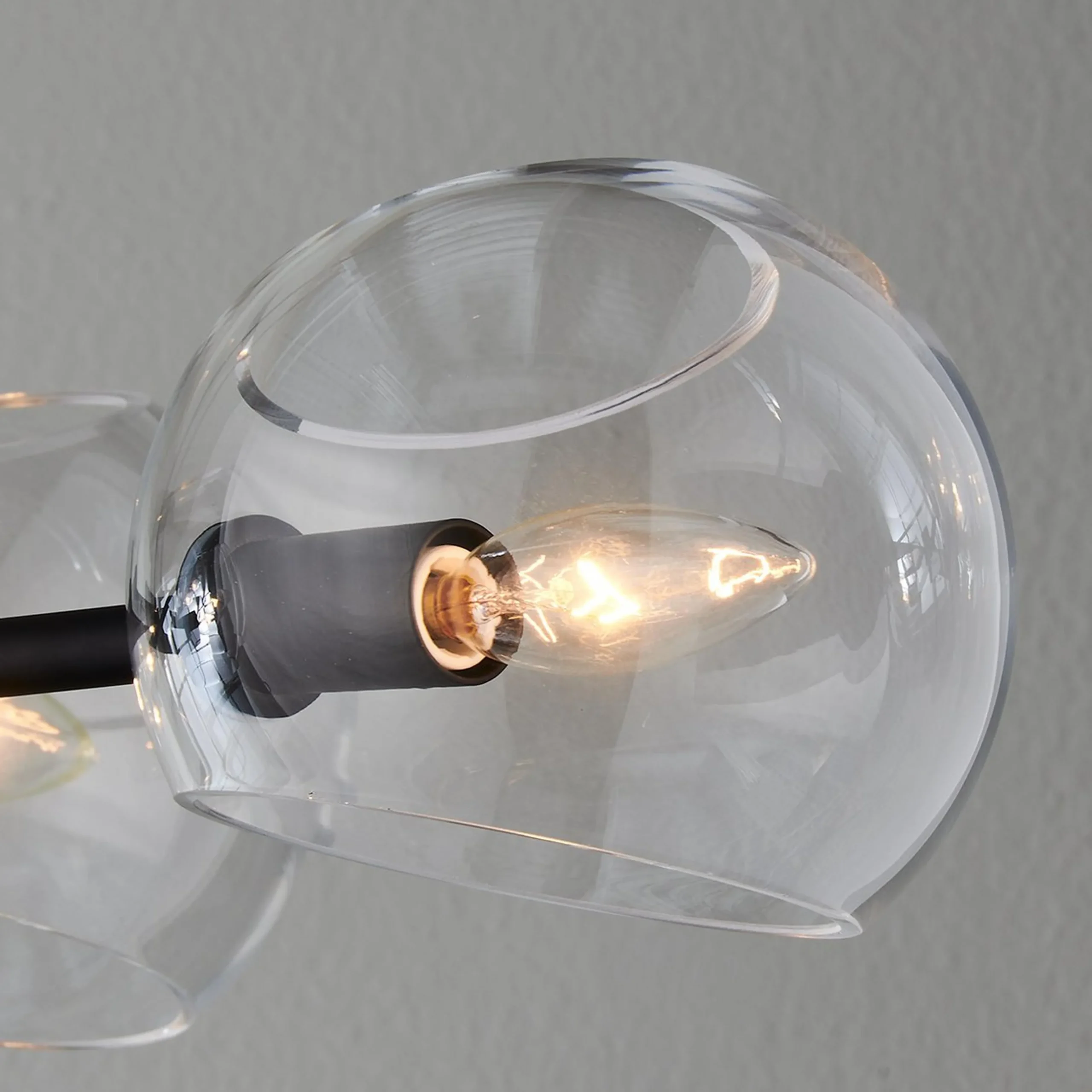 Xaviero Glass Island Chandelier - Clear