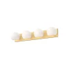 Xaviero Glass Vanity Light - 4 Light - Opal