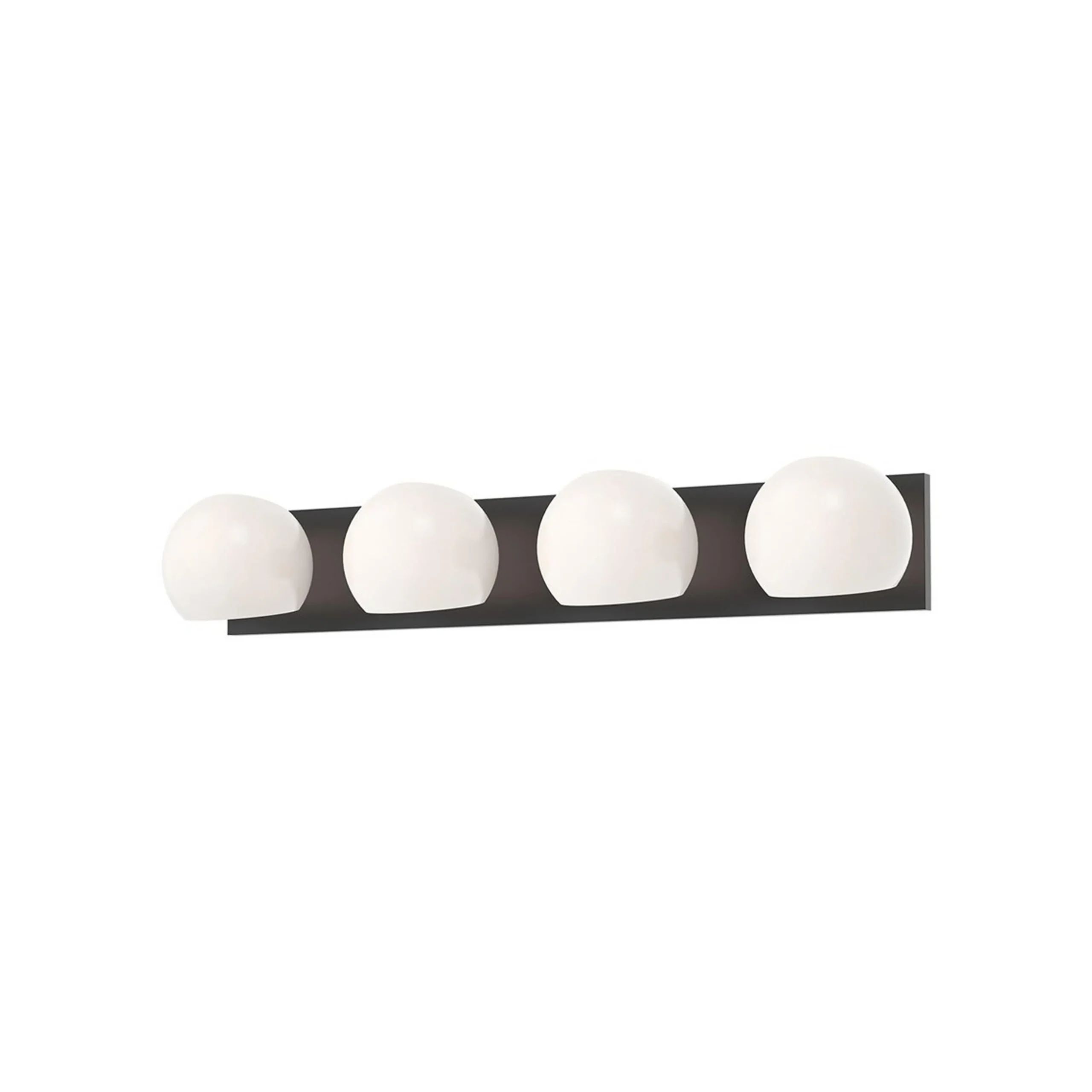 Xaviero Glass Vanity Light - 4 Light - Opal