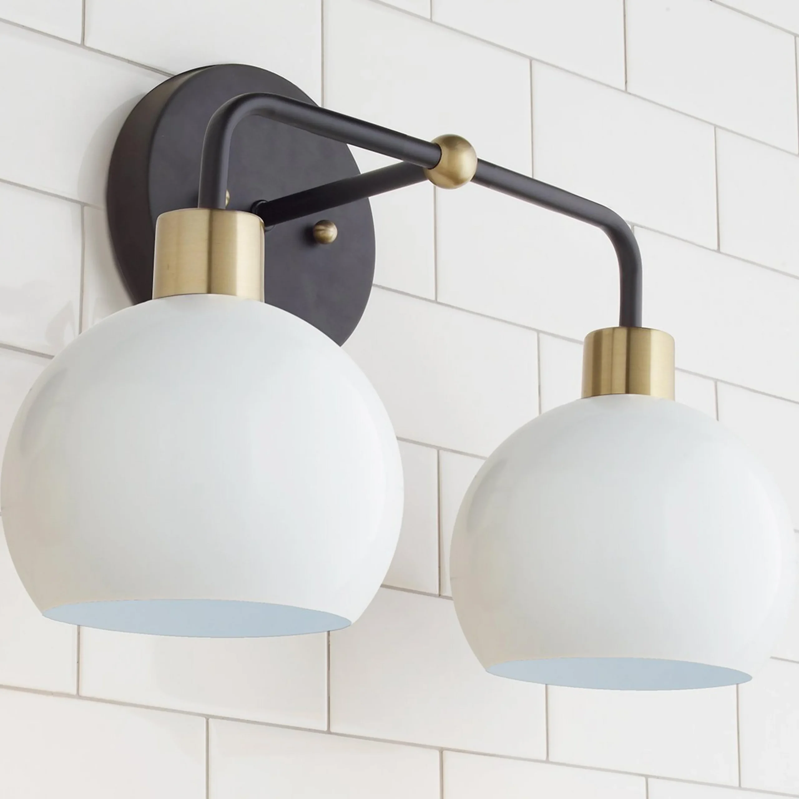 Young House Love Bubble Vanity Light - 2 Light