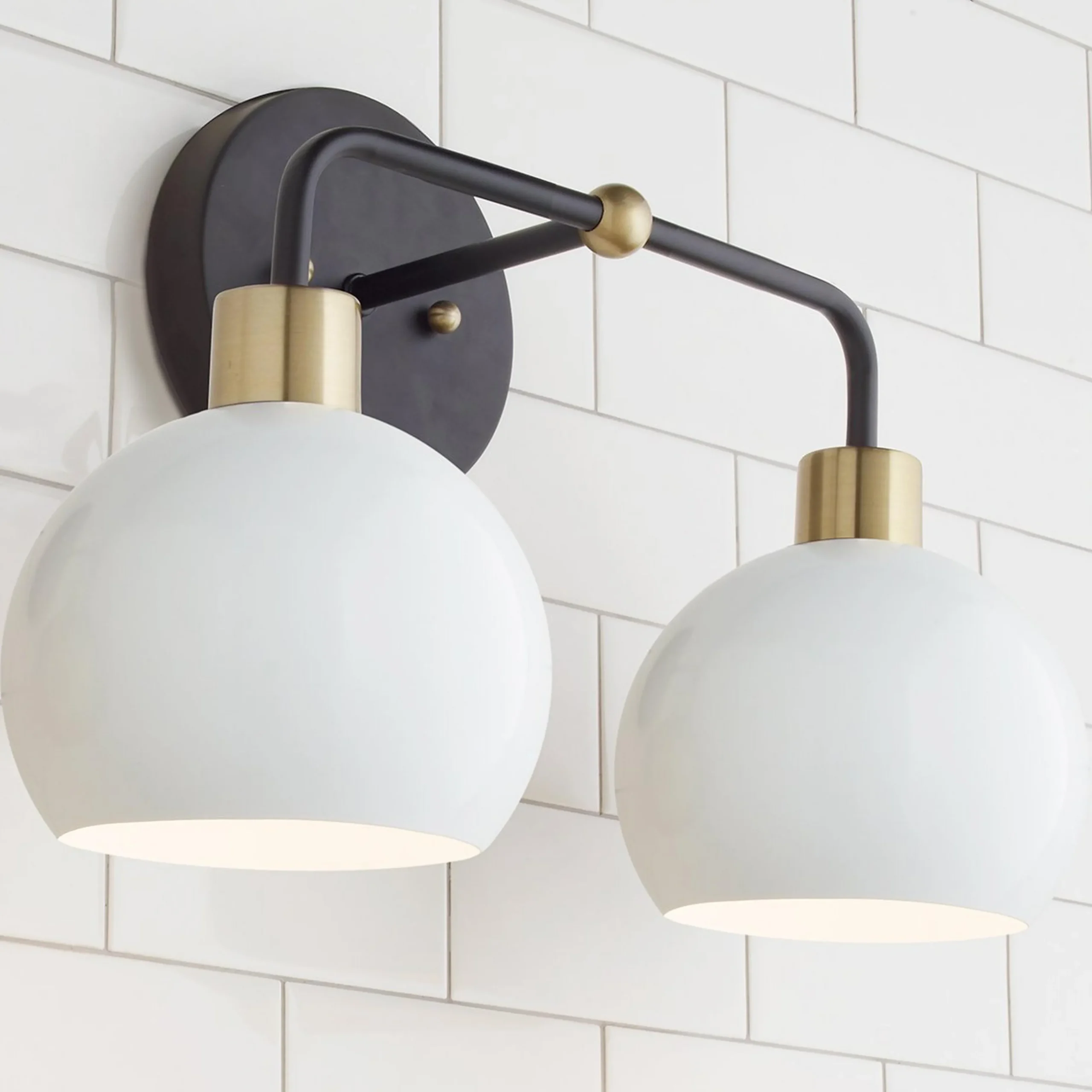 Young House Love Bubble Vanity Light - 2 Light