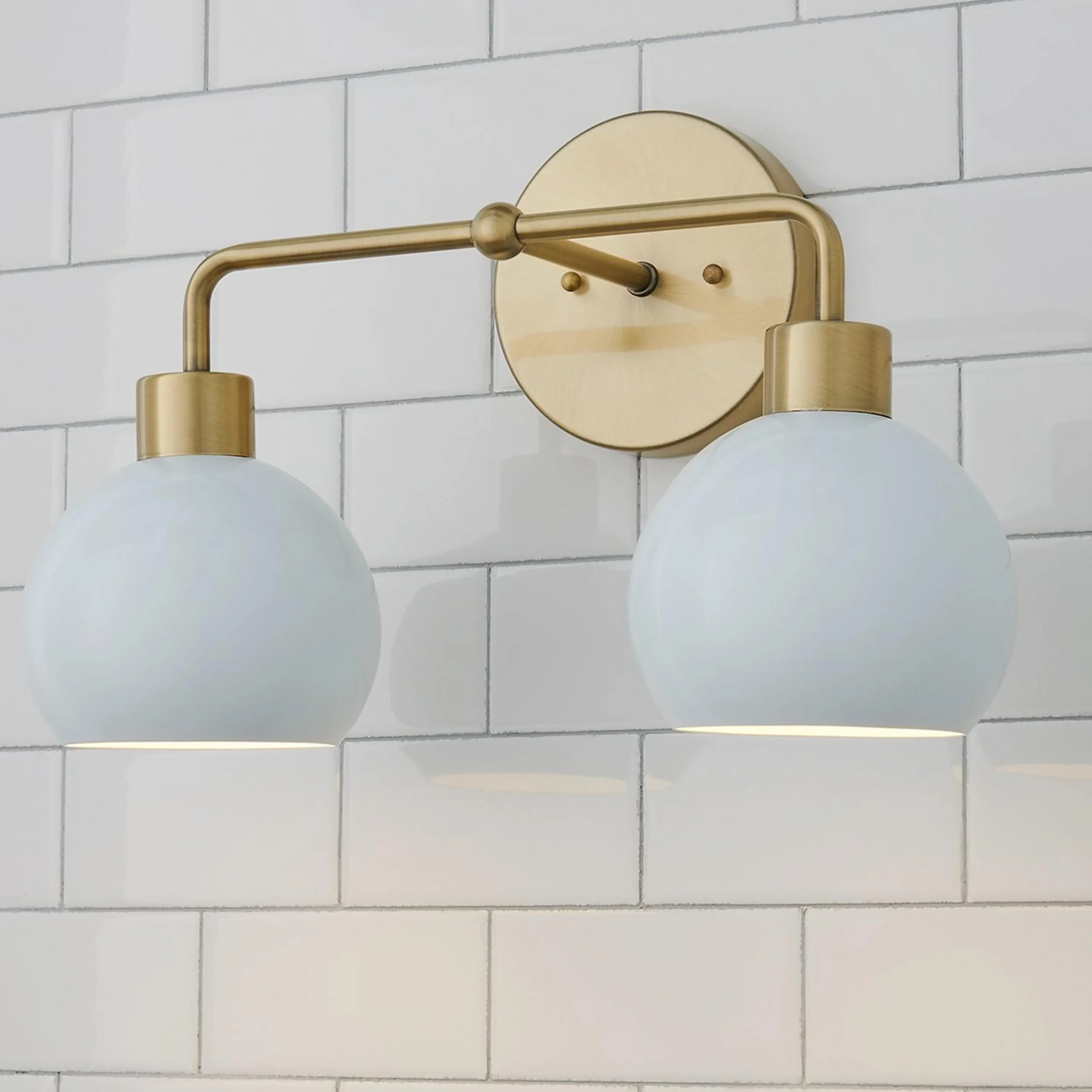 Young House Love Bubble Vanity Light - 2 Light
