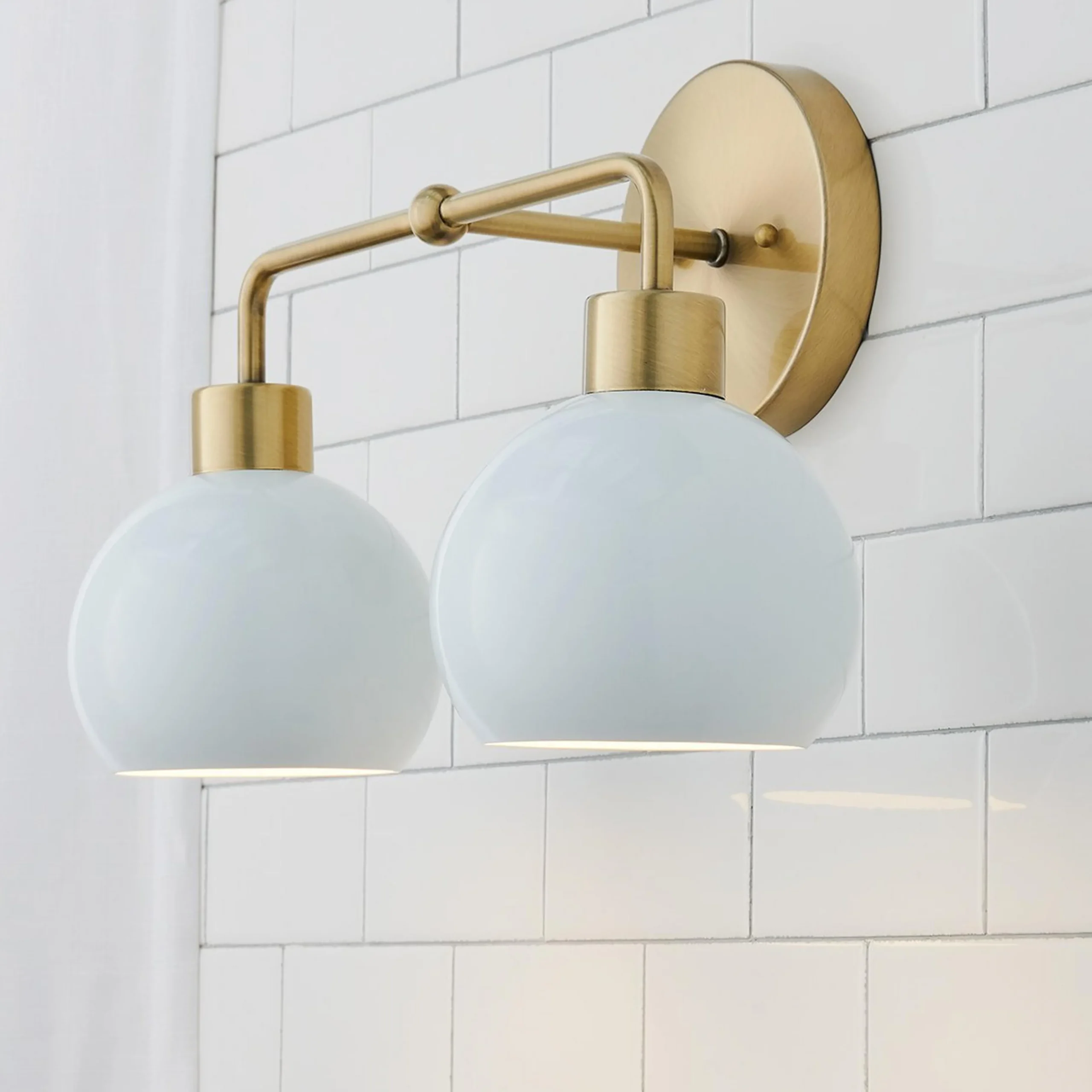 Young House Love Bubble Vanity Light - 2 Light