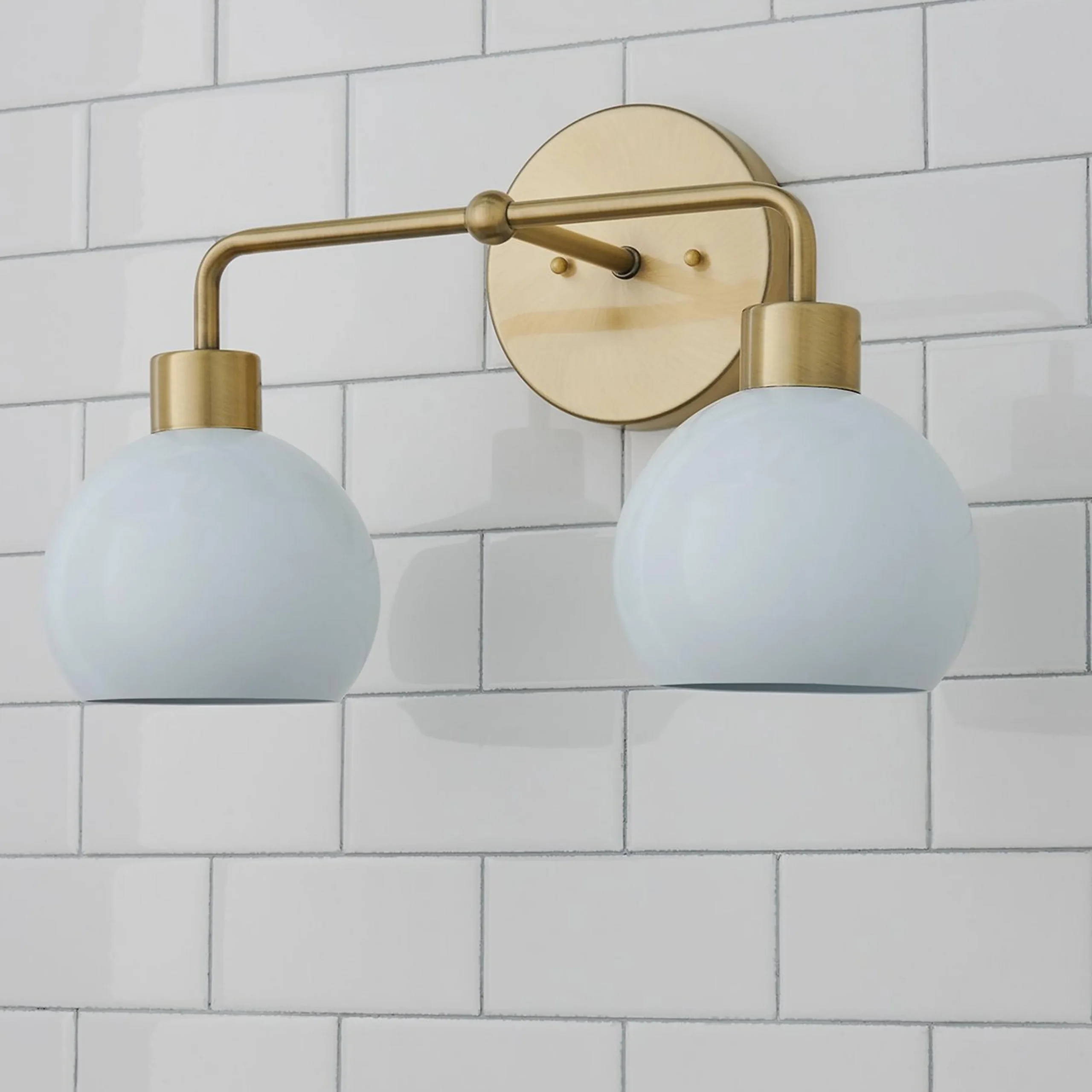 Young House Love Bubble Vanity Light - 2 Light
