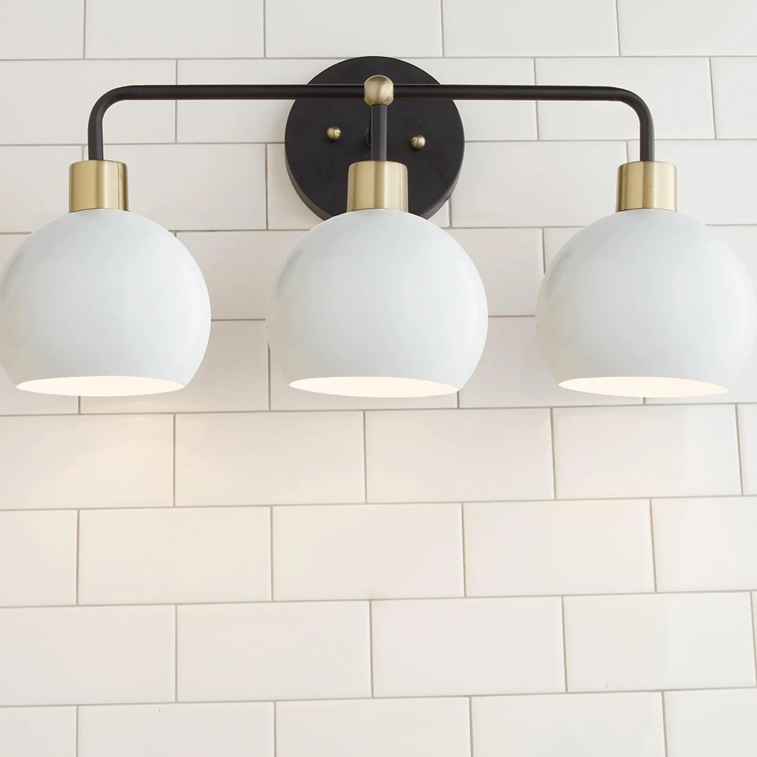 Young House Love Bubble Vanity Light - 3 Light