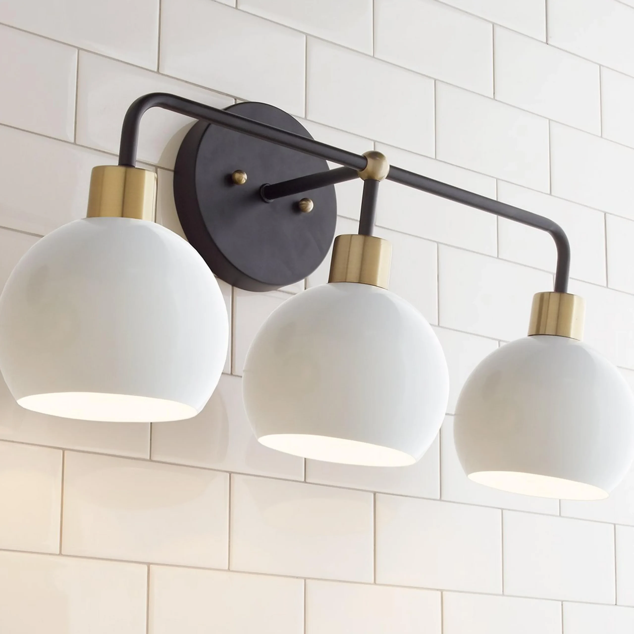 Young House Love Bubble Vanity Light - 3 Light