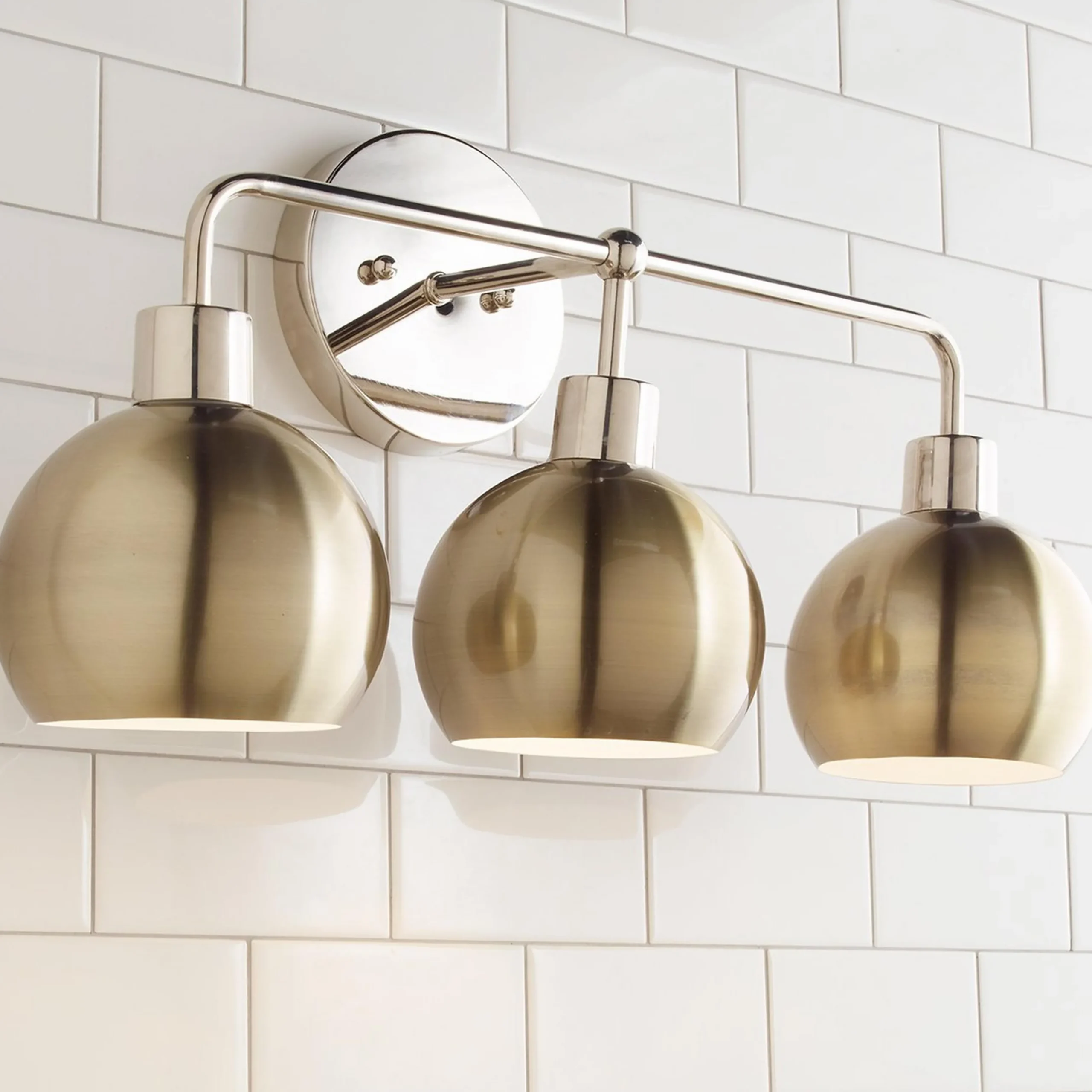 Young House Love Bubble Vanity Light - 3 Light
