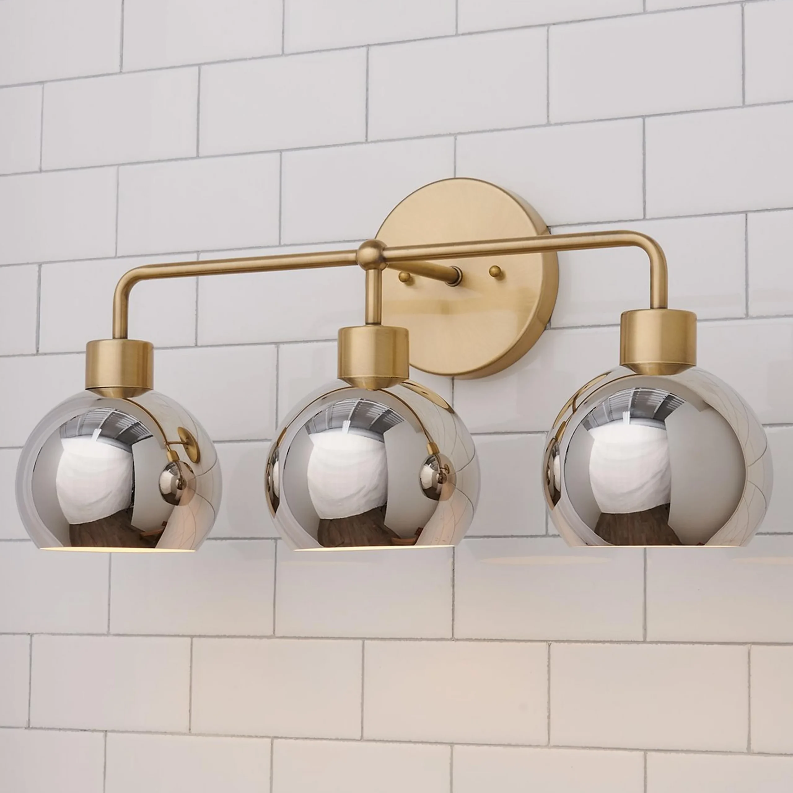 Young House Love Bubble Vanity Light - 3 Light