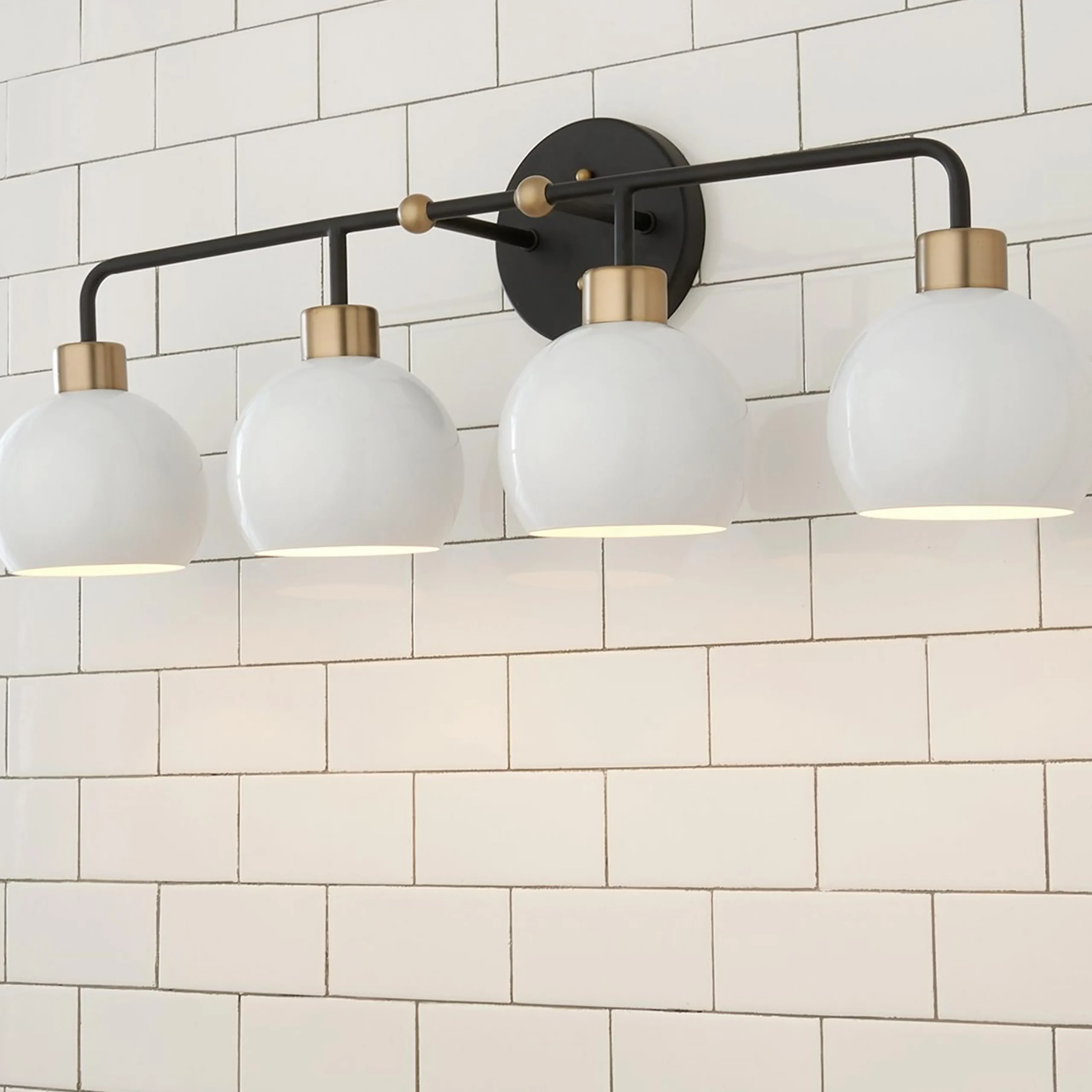 Young House Love Bubble Vanity Light - 4 Light