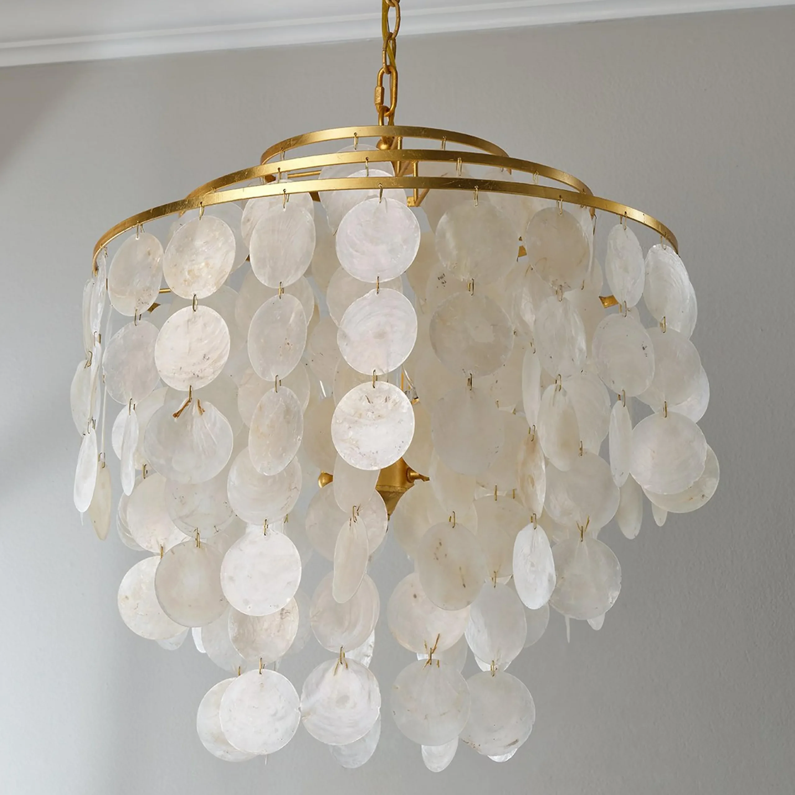 Young House Love Cascade Capiz Chandelier